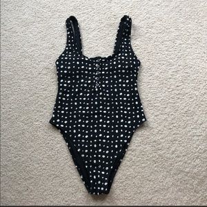 Henley One Piece Swimsuit